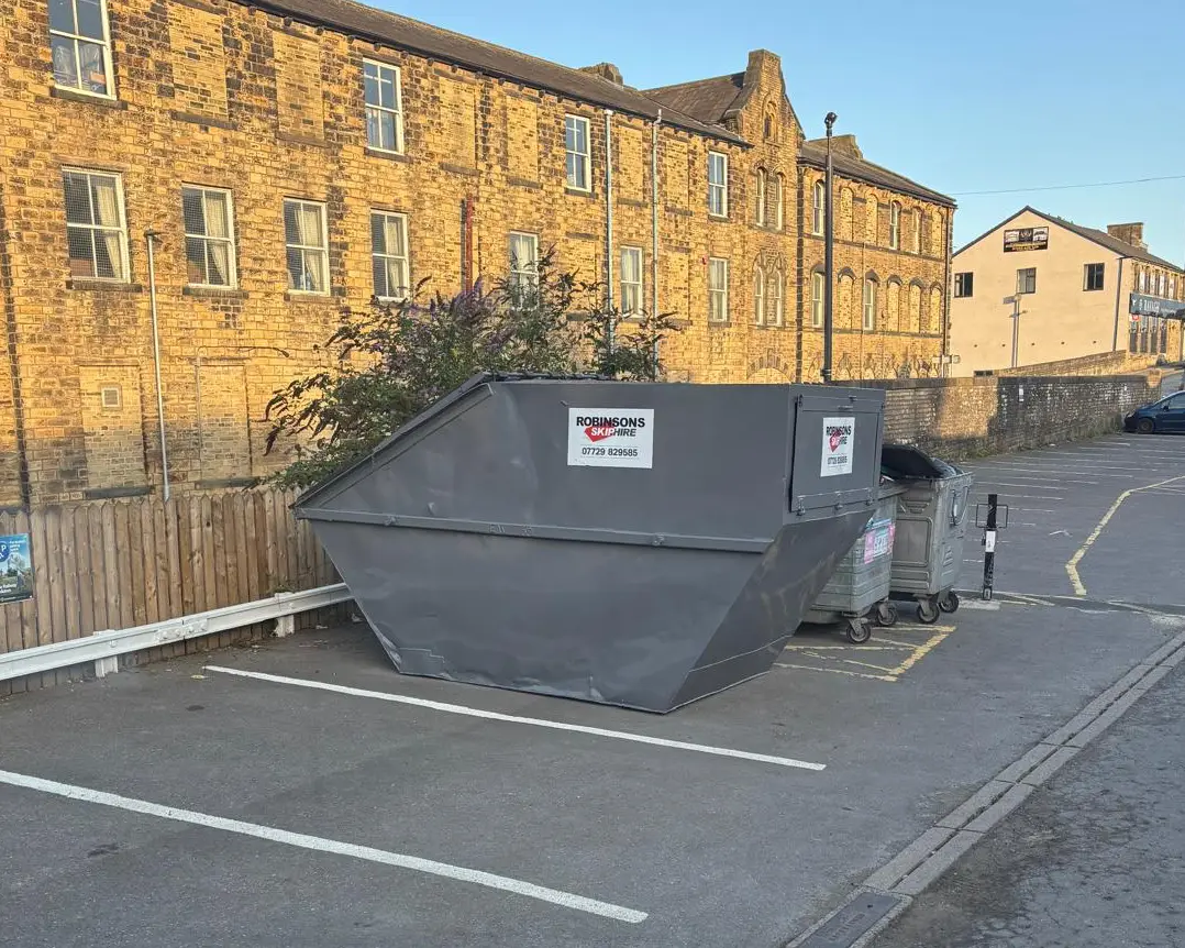 Robinsons Skip Hire in Keighley West Yorkshire Robinsons Skip Hire in Keighley West Yorkshire